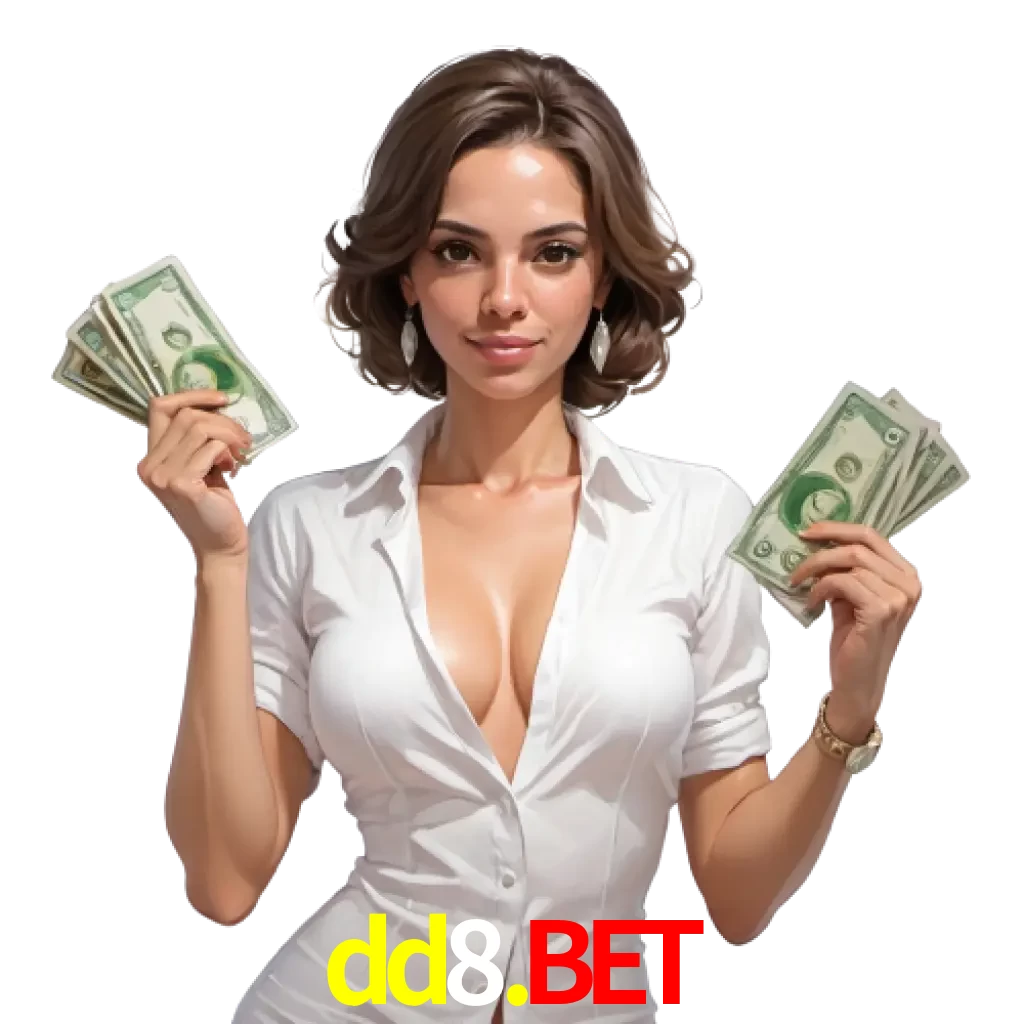 woman with money playing in dd8.BET bet casino